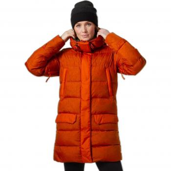 Chaqueta con capucha Helly Hansen Arctic Patrol H2 Flow Parka PrimaLoft naranja mujer - S