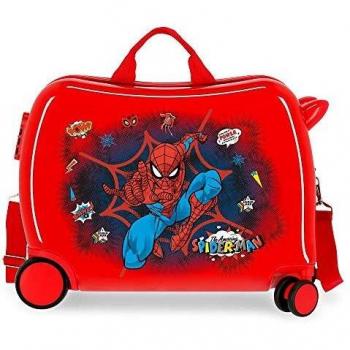 Marvel Spiderman Pop Maleta Infantil Rojo 50x38x20 cms Rígida ABS Cierre combinación 38L 2,1kgs 4 Ruedas Equipaje de Mano