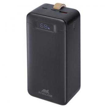 Batería Externa Rivacase VA1084 40000 mAh, 65W, Polímero de Litio, Negra
