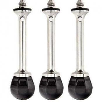 Trípode 3 Patas VANZ con Pies de Acero Inoxidable y Adaptadores para Mesa