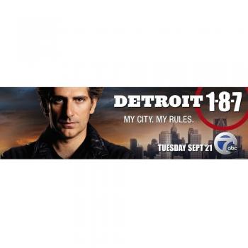 Detroit 1 8 7 (48x14 inch, 120x35 cm) Silk Poster Seda Cartel PJ11-B33A