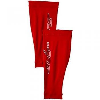 Sub Sports RX_F_Calf_Red_XL - Calentadores de piernas de runinng para Mujer, Color Rojo