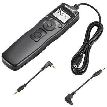 Neewer Temporizador de Liberación del Obturador Cable de Control Remoto Compatible con Canon EOS 550D Rebel T2i 450D Xsi 400D Xti 350D XT 300D 60D 600D 500D 1100D 1000D 10D 20D 30D 40D 50D