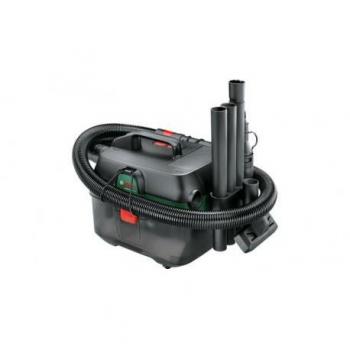 Aspiradora Bosch AdvancedVac 18V-8 8 L - Potente aspiradora cilíndrica para seco y húmedo con bolsa para polvo
