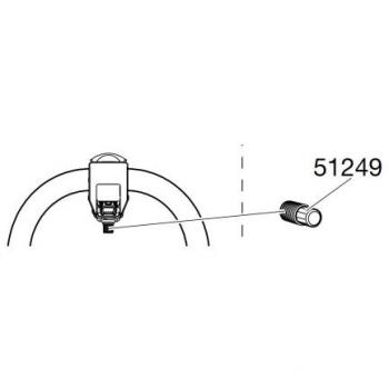 Thule TH51249 Tornillo de Fijación, Unisex Adulto, Gris