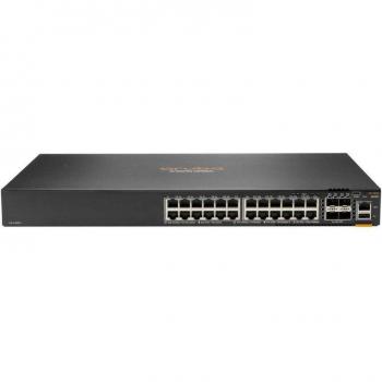 HPE Aruba CX 6200F 24G Class-4 PoE Managed L3 Gigabit Ethernet Switch with 4 SFP+ Ports and 370W Power over Ethernet (PoE)