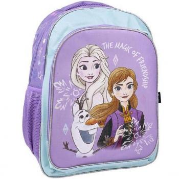 Mochila Escolar Mediana 41 cm Frozen Lilac - Cerdá, ideal para la vuelta a clases