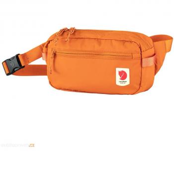 Riñonera Fjällräven High Coast Hip Pack 1.5L naranja con cremallera