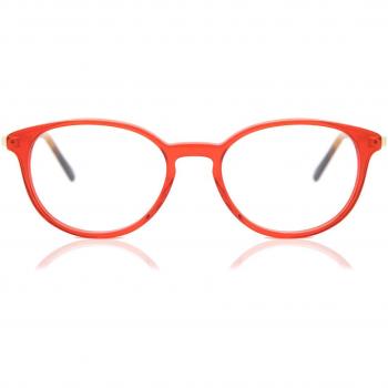 Gafas Anti-Azules Oval Montuta Completa Plástico Rojas Armazones para Mujer - SmartBuy Collection
