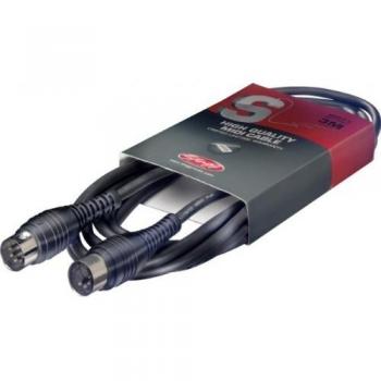 Stagg 6m MIDI Cable with Plastic Connectors