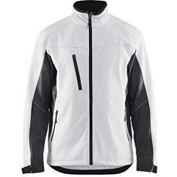 Blaklader Softshell Jacket White/Dark Gray Size XS