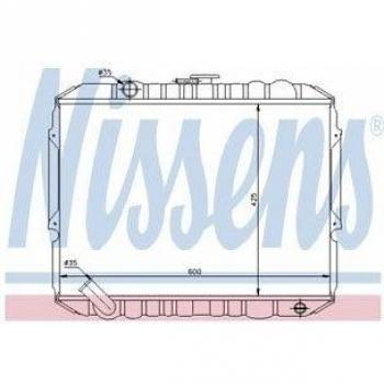 Nissens 67017 Refrigerantes del Motor