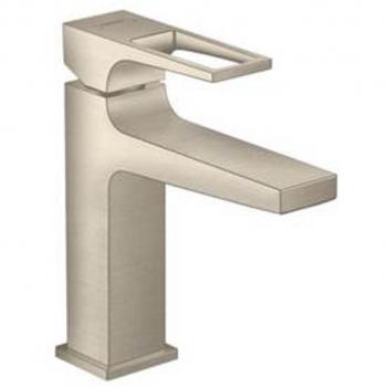 Hansgrohe Metropol 110 Brushed Nickel Single-Hole Faucet with Loop Handle, 1.2 GPM