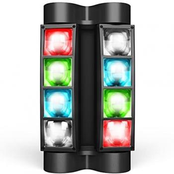 BETOPPER cabeza móvil luces dj luz escenario LED RGBW DMX512 luz discoteca luz de fiesta luz de control de sonido de alta energía apto para bares,discotecas, fiestas, navidad.