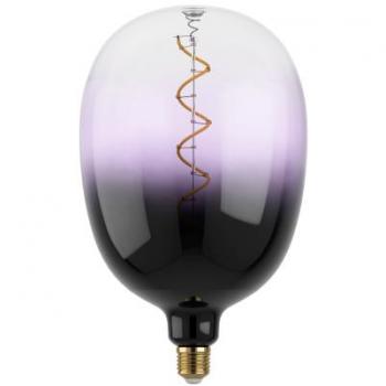 Bombilla LED E27 T180 4W 1800K Extra Cálida Dimmable Color Negro Violeta Transparente
