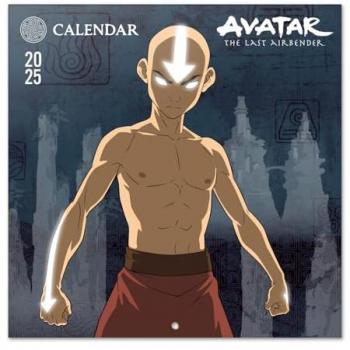 Calendario de pared 2025 Avatar La Leyenda de Aang 30x30 cm, planificador mensual con espacio para anotar e ilustraciones multicolor