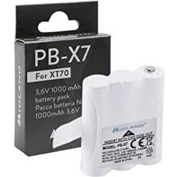 Midland c1301pb de x71000mah nimh bateria para xt70
