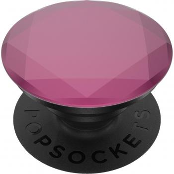 Soporte adhesivo PopSockets metalic diamond plum berry