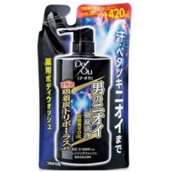 De Ou Medicated Cleansing Wash - Rohto Mentholatum Body Wash Menthol - 420ml Refill