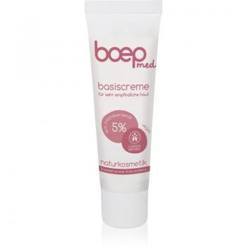 Boep Med Base Cream - Mejor crema facial vegana para pieles problemáticas, 50ml, ideal para neurodermatitis y rosácea, con glicerina, adecuada para piel muy seca y con picazón