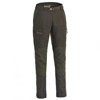 Pinewood Furudal Caribou Extreme Women's Suede Trousers Brown/Dark Olive 42