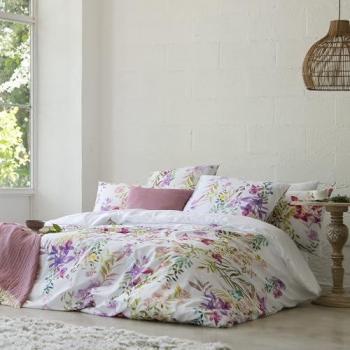 Funda Nórdica Floralink 240x220 cm para cama de 150 cm, algodón 200 hilos, cierre con corchetes