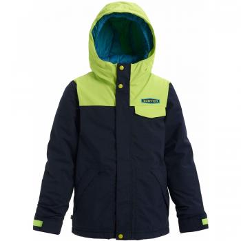 Burton Dugout Chaqueta De Snowboard, Niños, Dress Blue/Tender Shoots, L