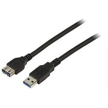 Cable USB 3.0 de extensión tipo A a tipo A, negro, 1.8 m