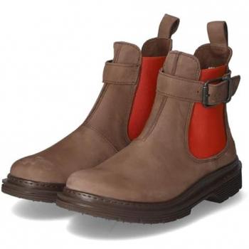 Botines de Piel Art 1892 Birmingham para Mujer, Color Marrón-Sunset, Talla 36 EU, Estilo Plano y Casual