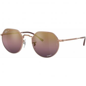 Ray-Ban Jack RB 3565 (9202G9) Men's Sunglasses Gold Size 53