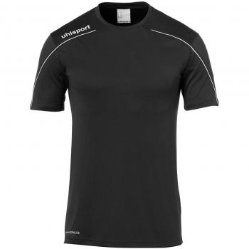 uhlsport Stream 22 Shirt Shortsleeved Camiseta De Entrenamiento, Hombre, Negro/Blanco, 152