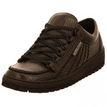 Mephisto Rainbow Black Full Grain Leather Men's Shoes with Soft Air Technology - Size UK 10
