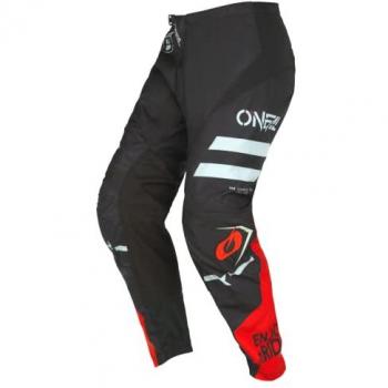 O'Neal Pantalones de Motocross para Niño Element Squadron V.22 Negro-Gris, ajuste para una máxima libertad de movimiento, diseño ligero, talla 18