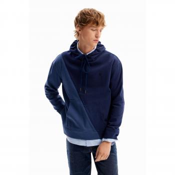 Sudadera bicolor con capucha para hombre de la marca Desigual