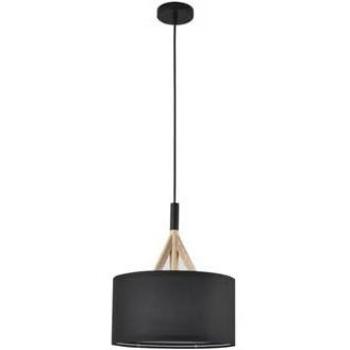 Lámpara Colgante Abi Negra Ø30cm 1xE27