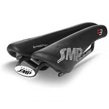 Smp Triathlon T3 - Sillín de Bicicleta de montaña, Color Negro