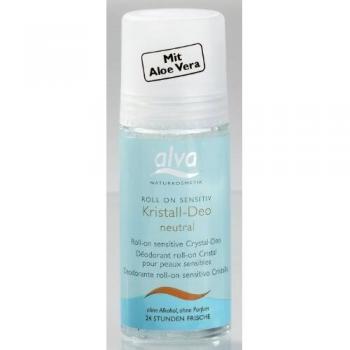Alva Crystal Sensitive Roll-On Deodorant, 50 ml