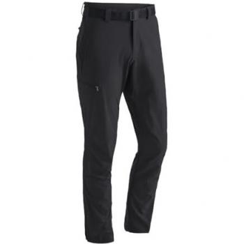 MAIER Men's Slim Fit Breathable Outdoor Hiking Pants - Black, Size 62