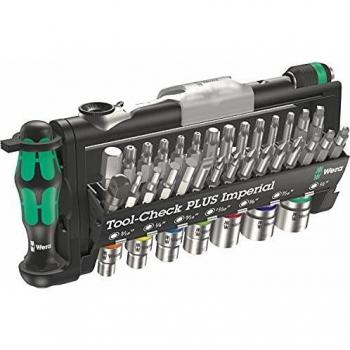 Wera 39 Piece 1/4 Drive Tool Check Plus Bit and Socket Set Imperial