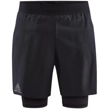 Craft Pro Trail 2in1 Pantalones Cortos Hombres - Negro