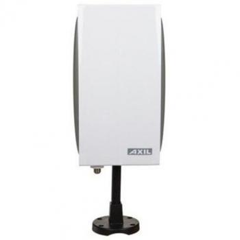 Antena Digital Engel Axil AN0264L Activa TDT con Filtro LTE-4G Protect, Ganancia hasta 46 dBi, Apta para Uso Exterior e Interior, Dimensiones 11.2 x 19.5 x 6.5 cm, Color Blanco