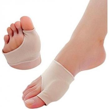 Hrph 1 par grande del dedo del pie dedos del pie del amortiguador Quiste cuidado de los pies Herramienta de nylon elástico Hallux Valgus Guardia Bunion Separador Pulgar protector