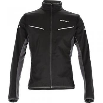 Acerbis Chaqueta Softshell Track Negro-Gris