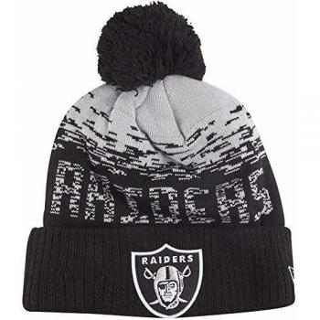 New Era NFL Oakland Raiders Black Knit Beanie