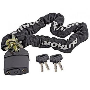 Candado de cadena para bicicleta ACHL-65 900mm Enlaces de cadena de 8 mm endurecido negro