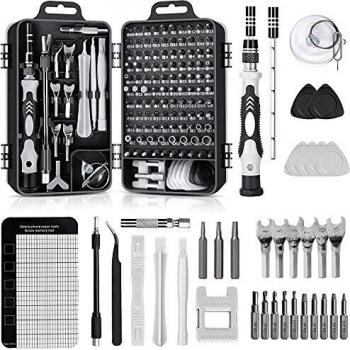 Juego de Destornilladores, Gocheer Kit de Herramientas de Reparación de Destornilladores de Precisión 138 en 1 Kit de Controlador Magnético Kit de Herramientas de Profesional Para Teléfono Celular