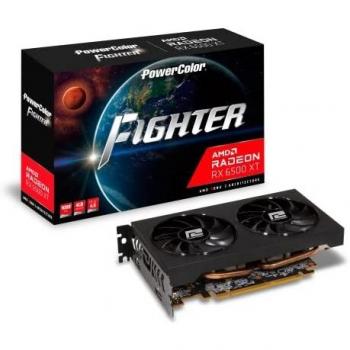 PowerColor Fighter AMD Radeon RX 6500 XT 4GB GDDR6 Graphics Card