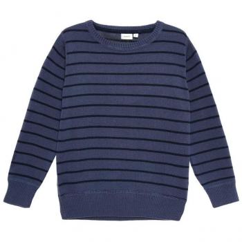 NAME IT Jersey DE Punto NIÑO Vernon - 158-164, Vintage Indigo