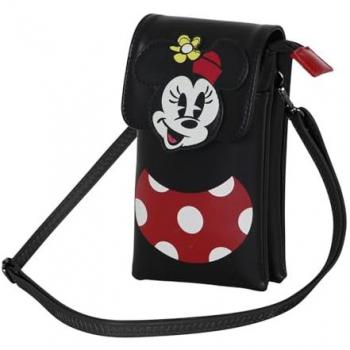 Bolso funda para smartphone Disney Minnie Mouse cara negra tamaño único