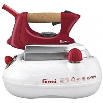 Girmi GIR0STP01 - Centro de planchado, 800 W, color rojo y blanco